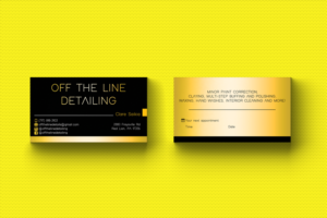 Business Card Design by HD Design Works for Off the Line Detailing | Design: #10284850