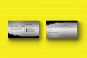 Business Card Design by HD Design Works for Off the Line Detailing | Design: #10285281
