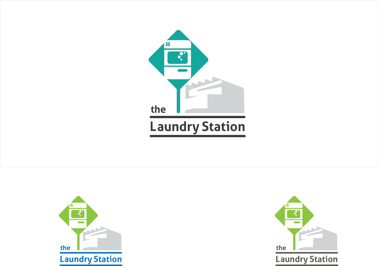 Logo Design by Agnes Bak for The Laundry Station | Design #2178801