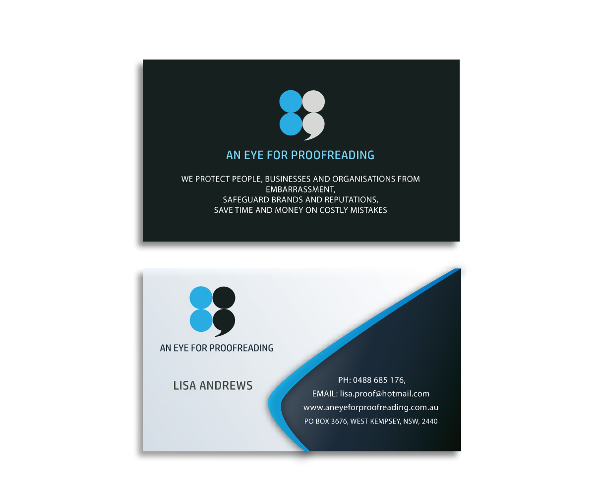 Business Card Design by Andrew1965 for this project | Design #2161281