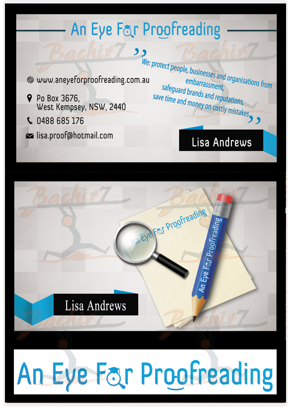 Business Card Design by bachir7 for this project | Design #2178306