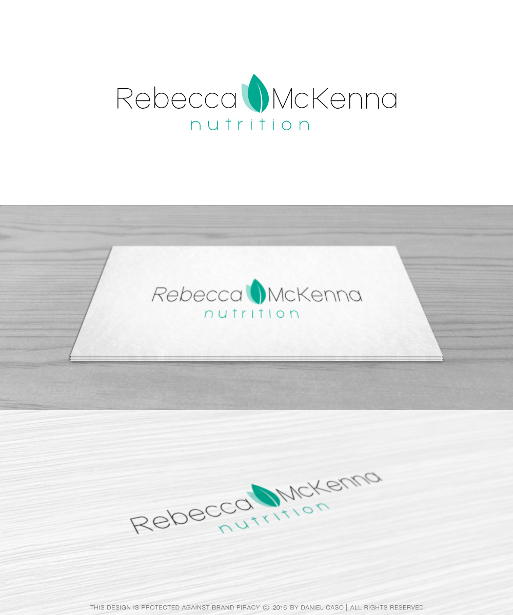 Logo-Design von Daniel Caso Design für Rebecca McKenna Nutrition | Design: #10227127