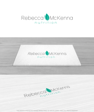Logo Design by Daniel Caso Design for Rebecca McKenna Nutrition | Design #10227127