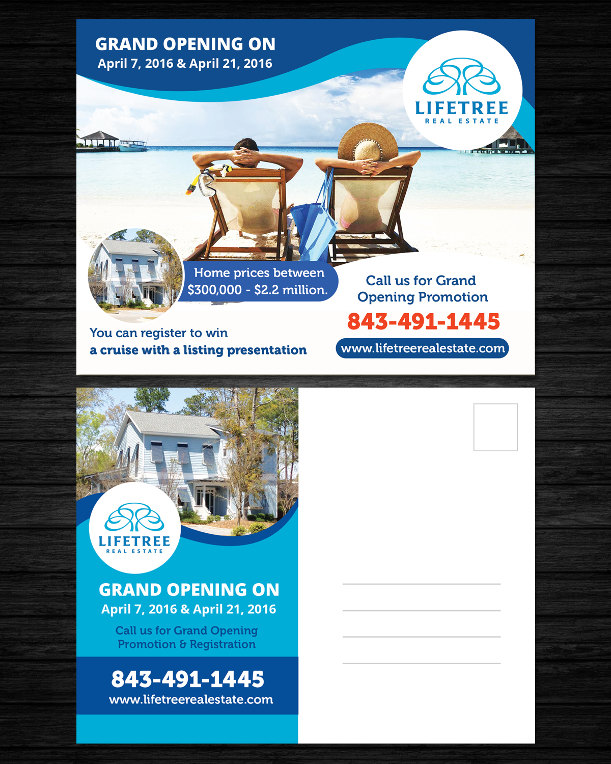 Postcard Design by CreativeTrick for LifeTree Real Estate | Design #10244319