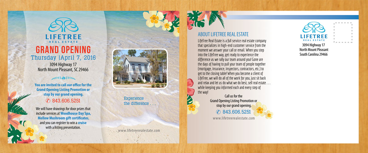 Postcard Design by Venus L. Penaflor for LifeTree Real Estate | Design #10220665