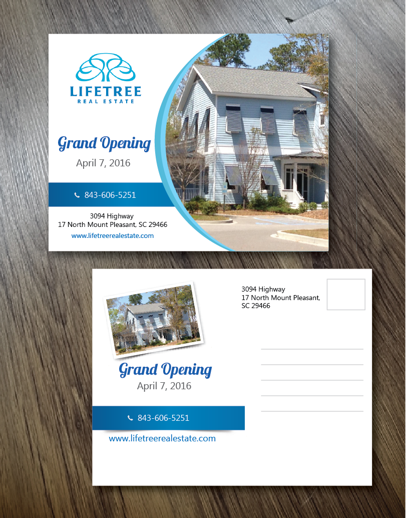 Postcard Design by alex989 for LifeTree Real Estate | Design #10225920