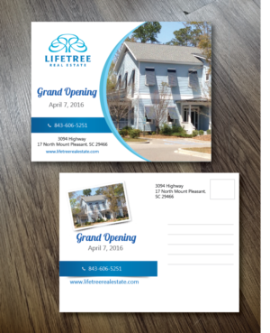 Design de Carte Postale par alex989 pour LifeTree Real Estate | Design : #10225920