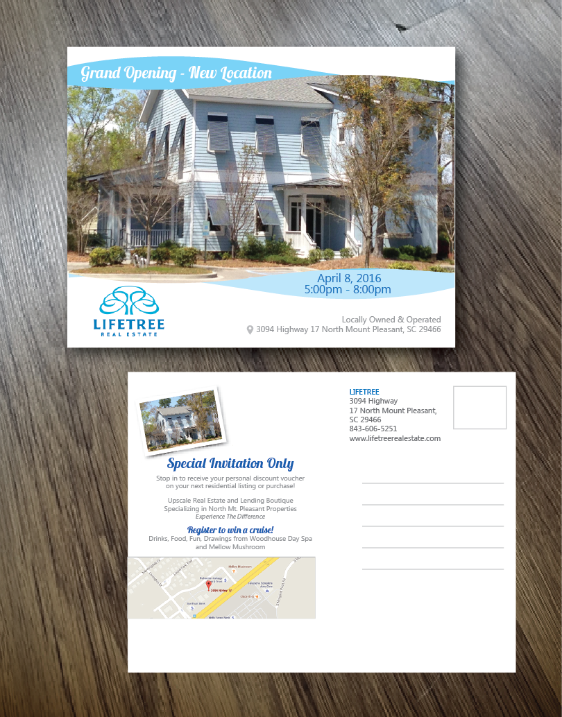 Postcard Design by alex989 for LifeTree Real Estate | Design #10308356