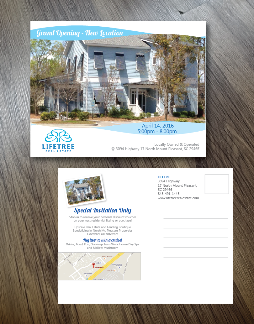 Postkarten-Design von alex989 für LifeTree Real Estate | Design #10367603