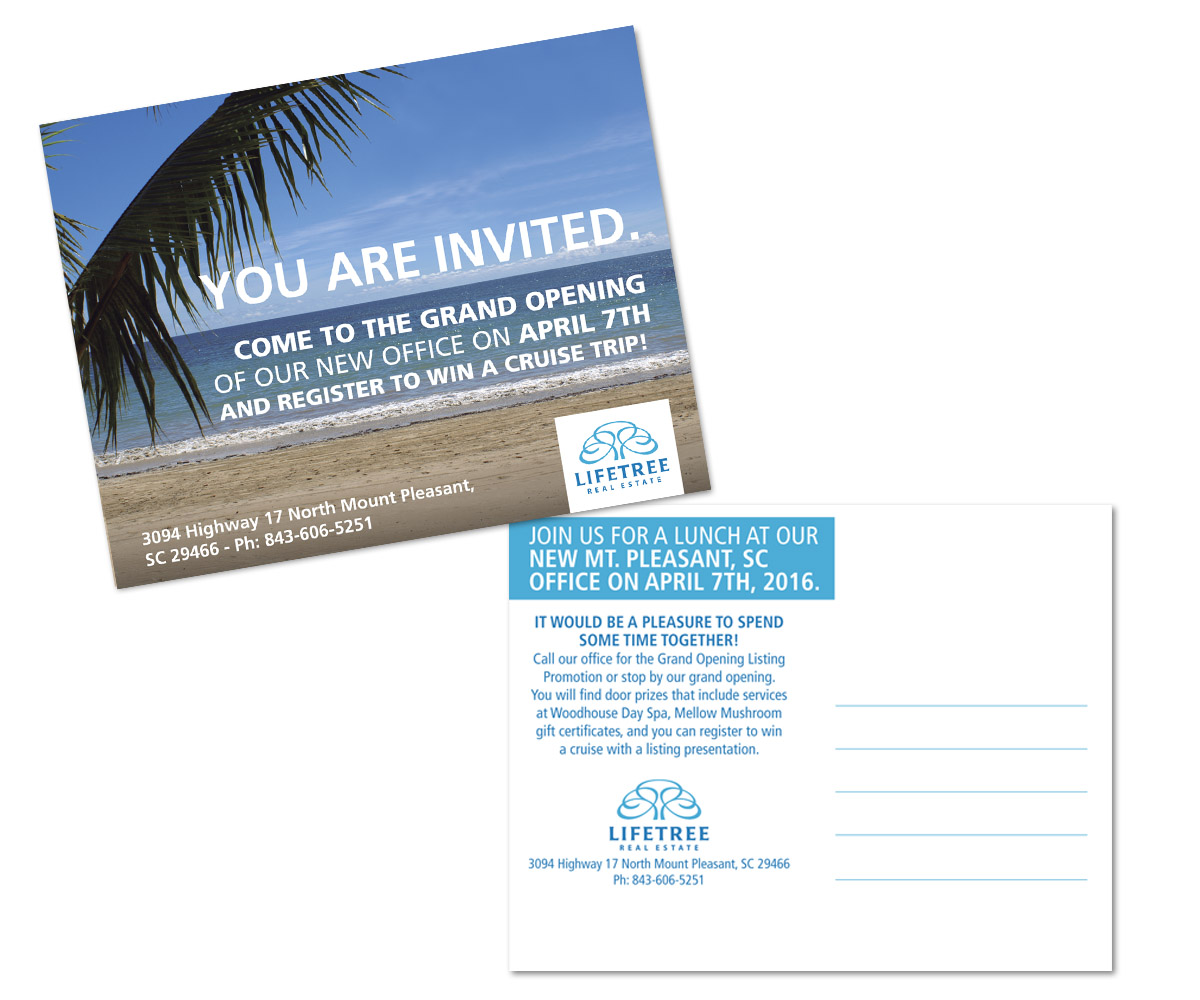 Postcard Design by Freelas for LifeTree Real Estate | Design #10215607