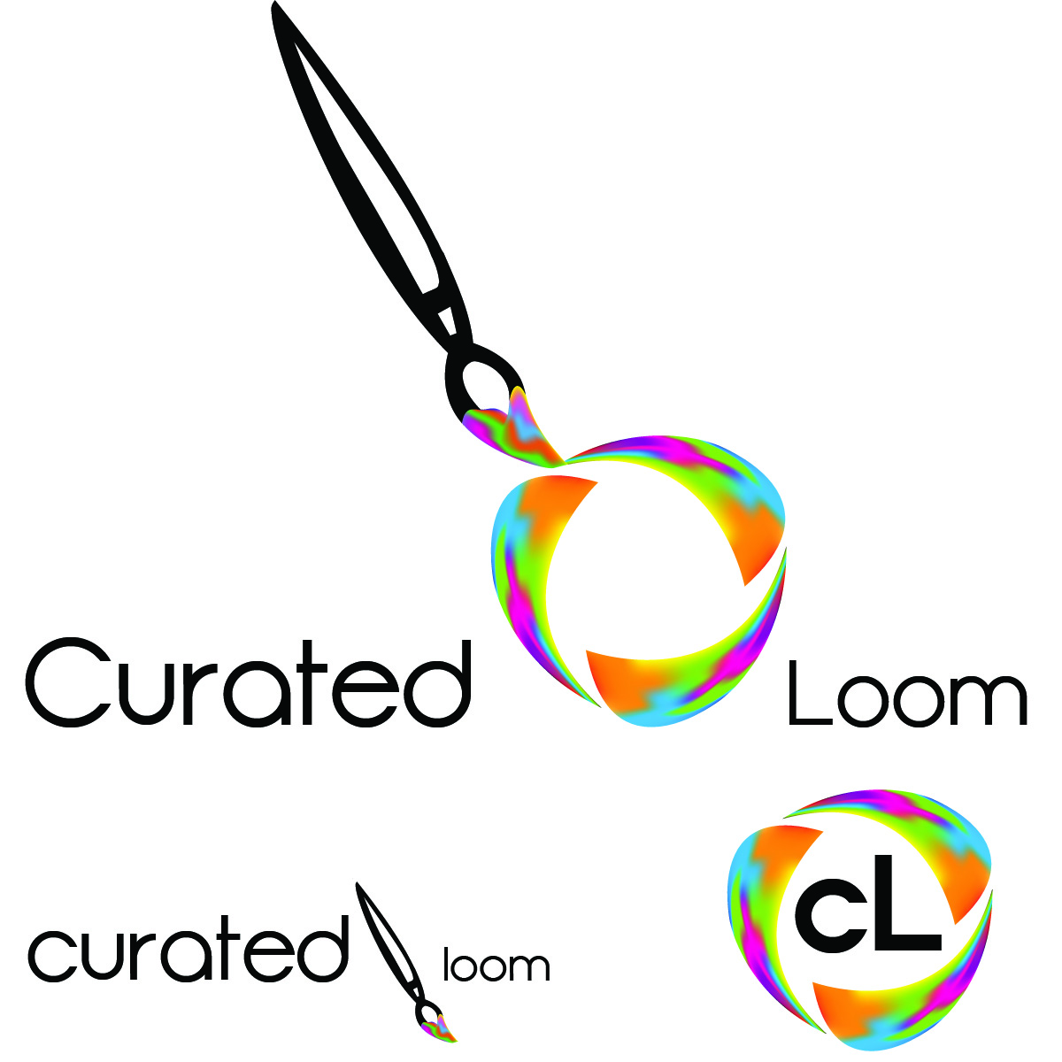 Logo Design by Brent for the Curated Loom | Design #2276102