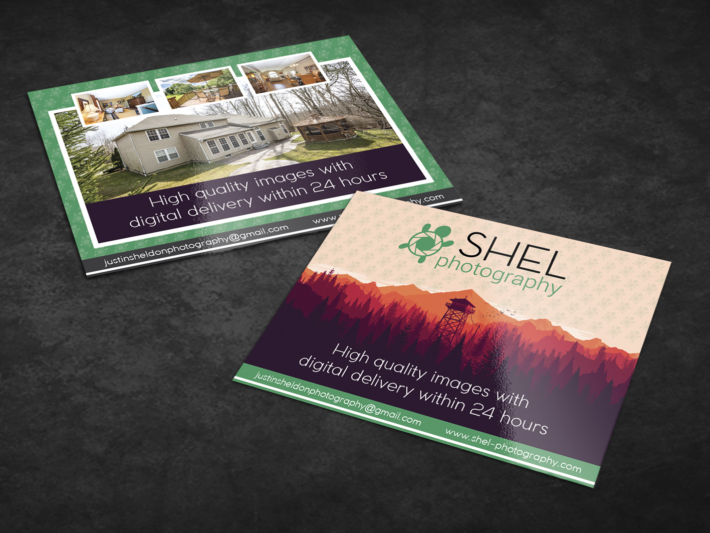 Postcard Design by Achiver for Shel Photography | Design #10237354