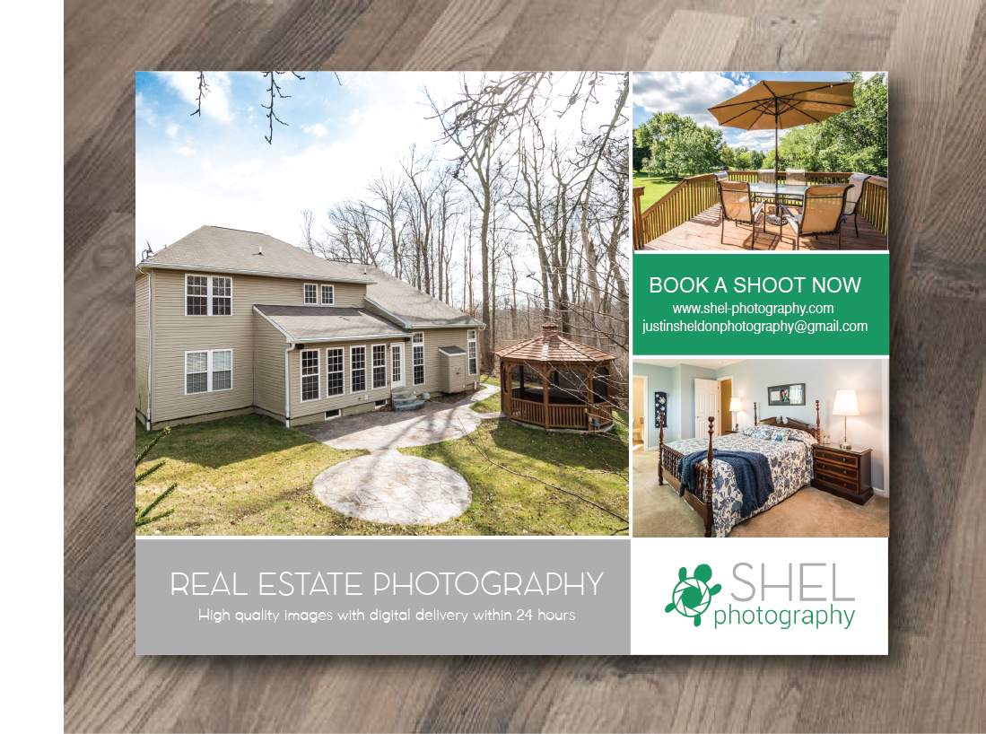 Postcard Design by alex989 for Shel Photography | Design #10223572