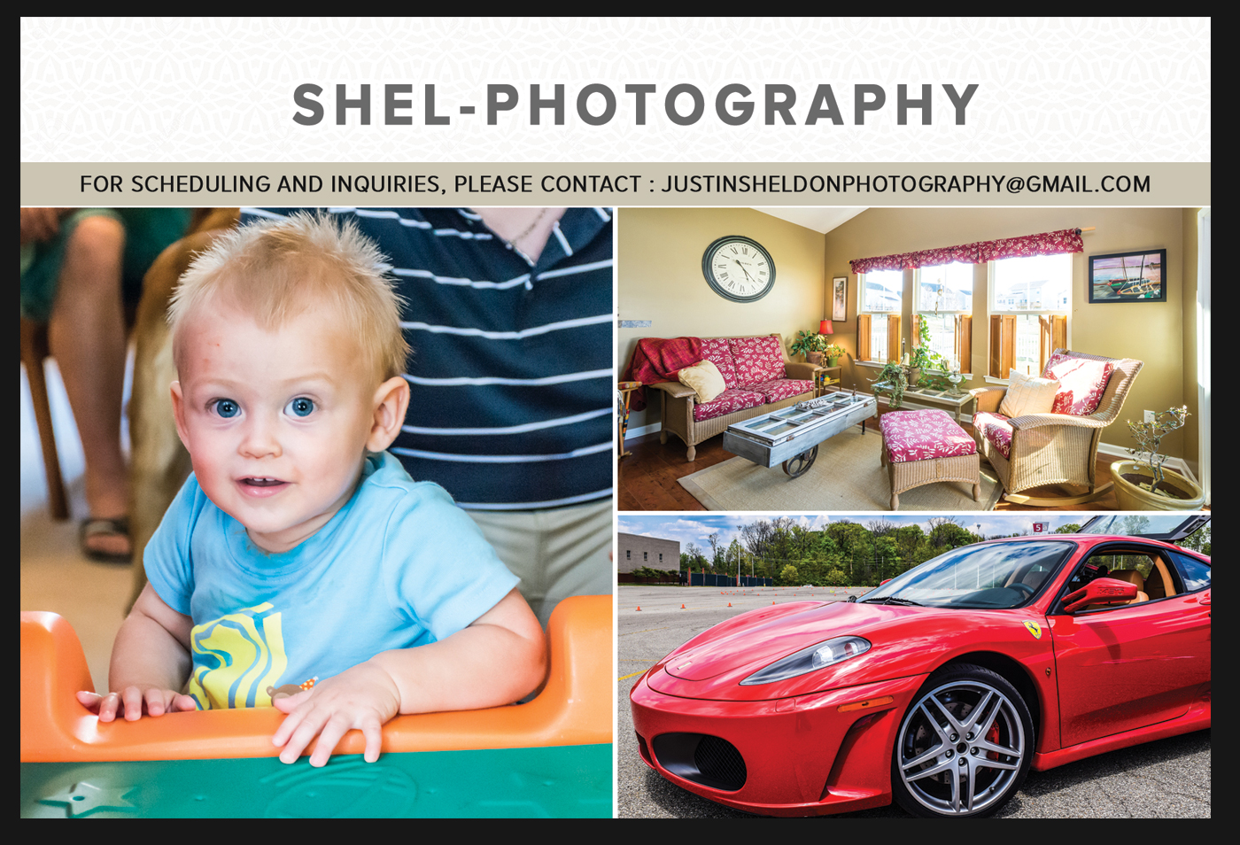 Postcard Design by Best Design Hub for Shel Photography | Design #10223780