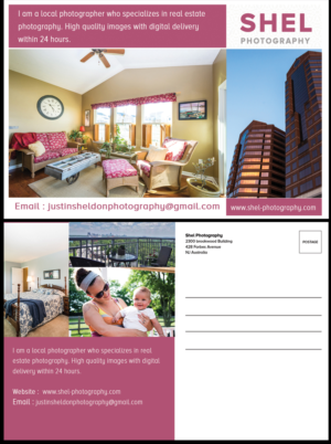 Postcard Design by Best Design Hub for Shel Photography | Design: #10223803