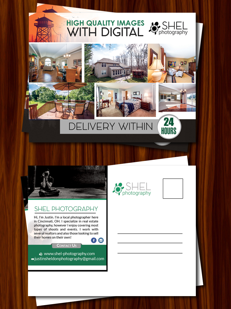 Postcard Design by debdesign for Shel Photography | Design #10223337