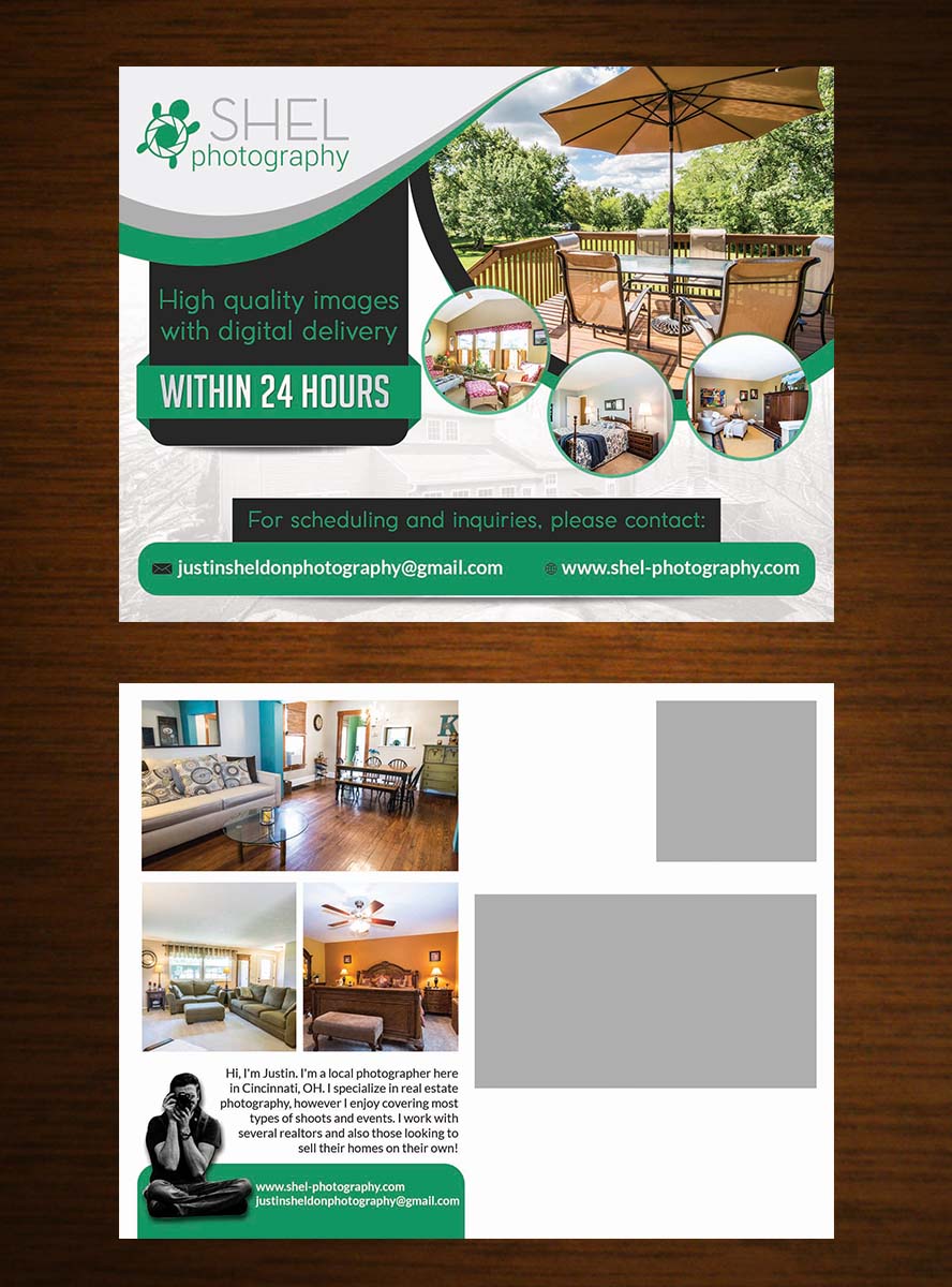 Postcard Design by creative.bugs for Shel Photography | Design #10226232