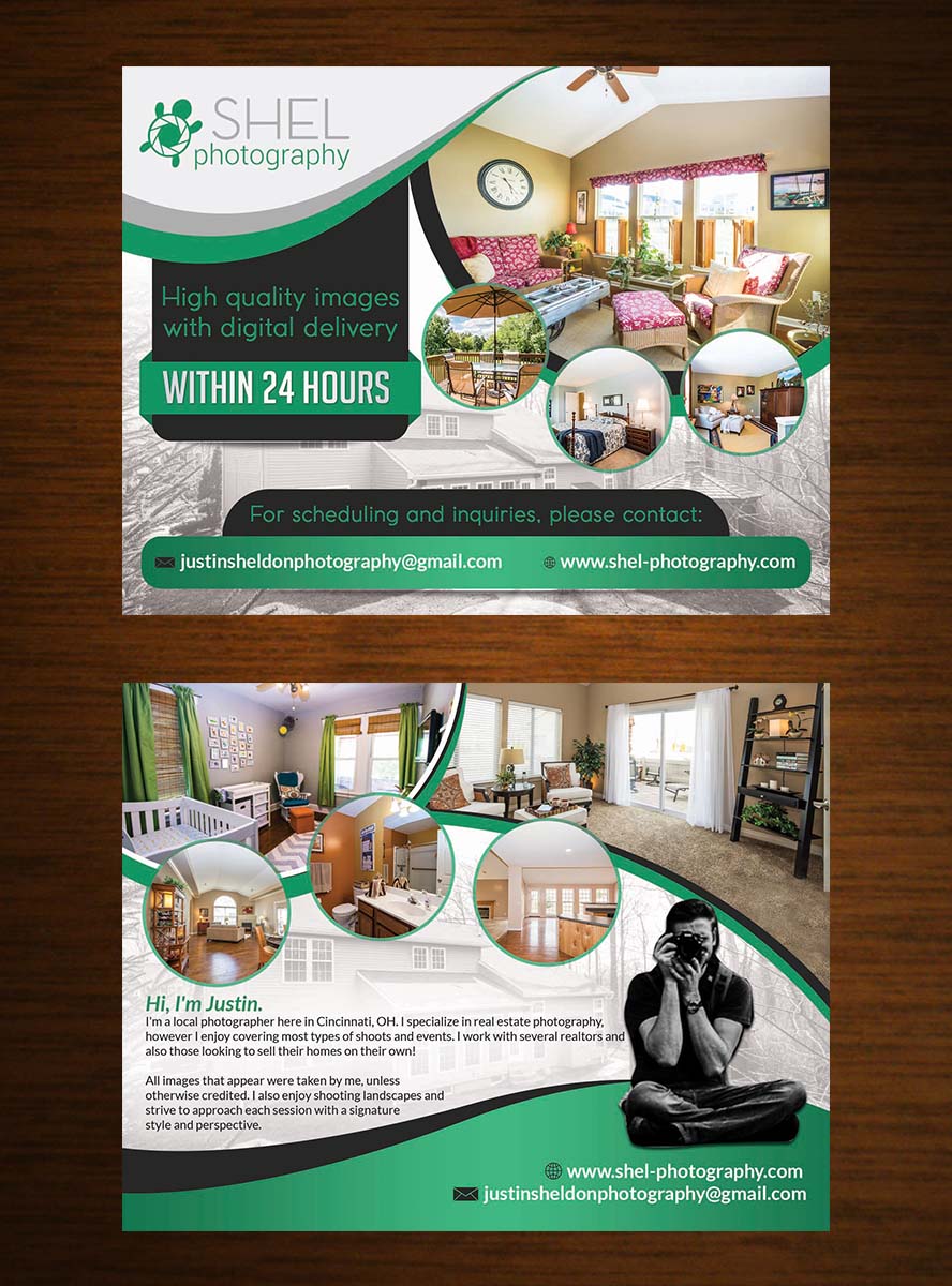 Postcard Design by creative.bugs for Shel Photography | Design #10244002
