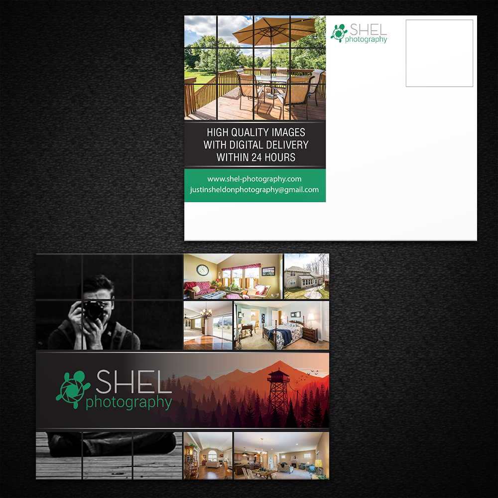 Postcard Design by Mon01 for Shel Photography | Design #10222233