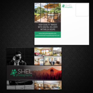 Postcard Design by Mon01 for Shel Photography | Design: #10222233