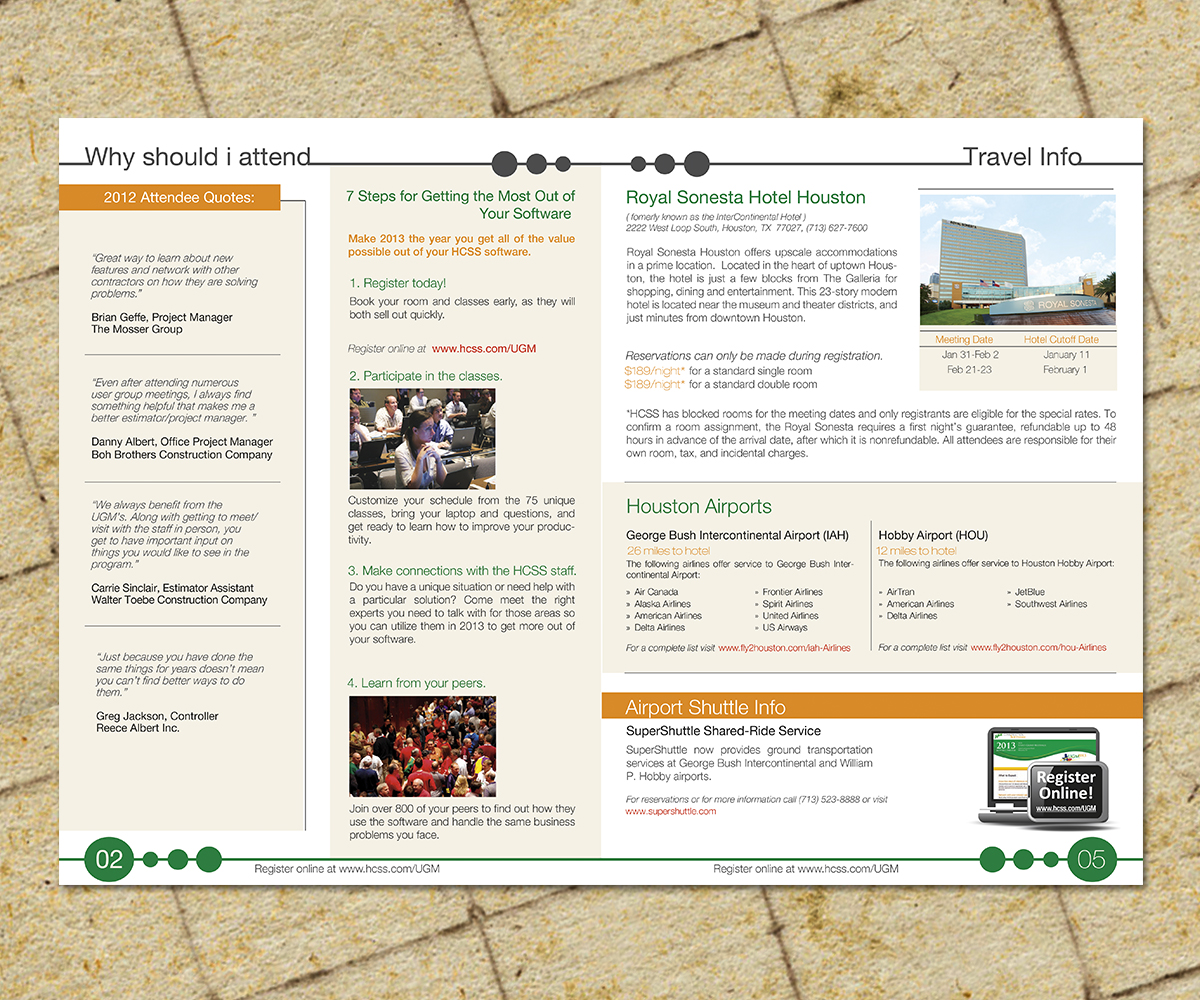Brochure Design by Luna Art for HCSS | Design #2223909