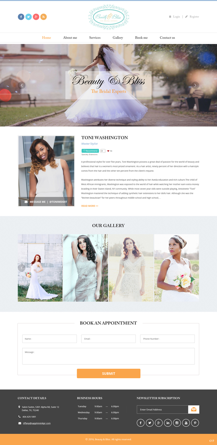 Web Design by pb for this project | Design #10226488