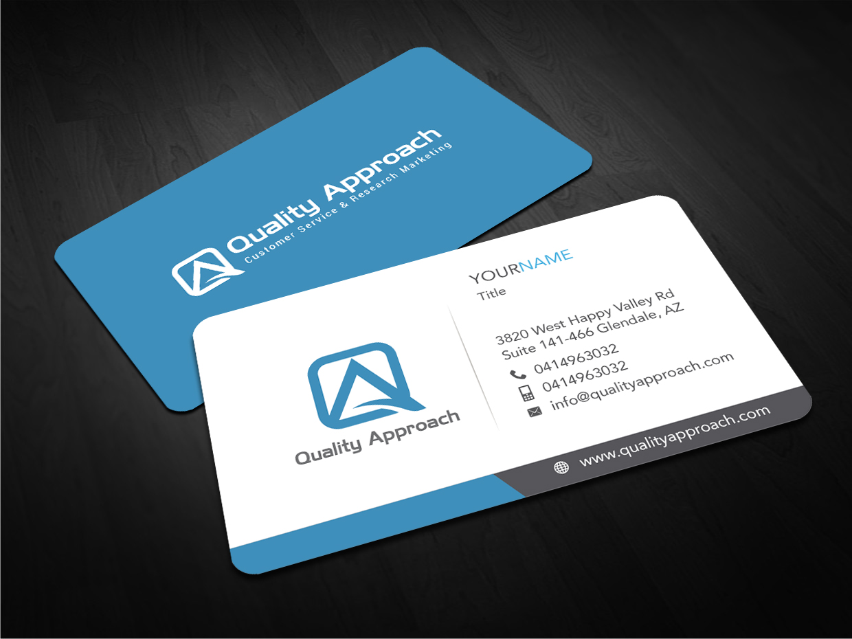 Logo Design by snowymasterdesigns for Quality Approach | Design #10209724