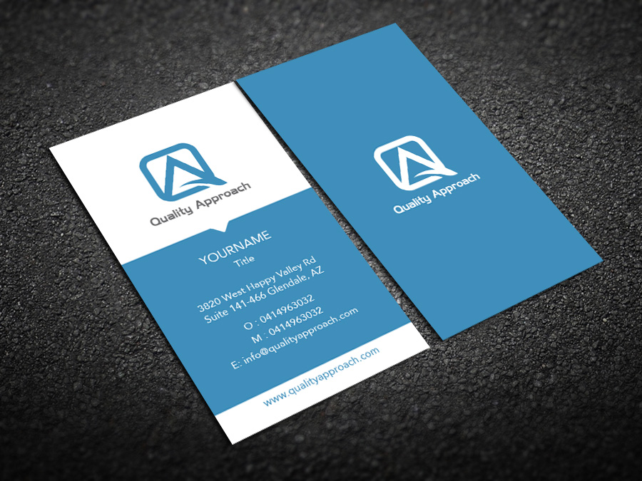 Logo Design by snowymasterdesigns for Quality Approach | Design #10276752