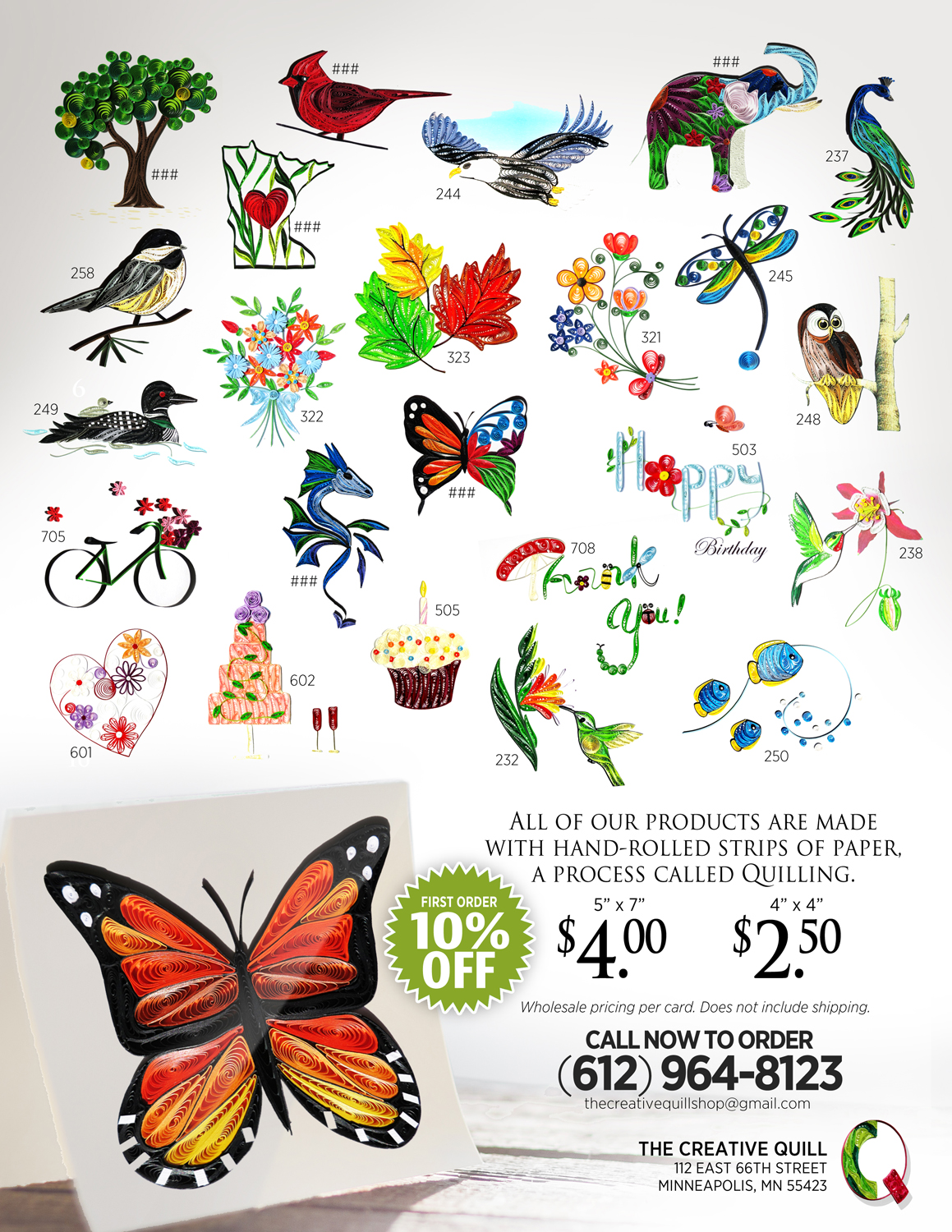Flyer Design by Brian Ellis for The Creative Quill Shop | Design #10215992