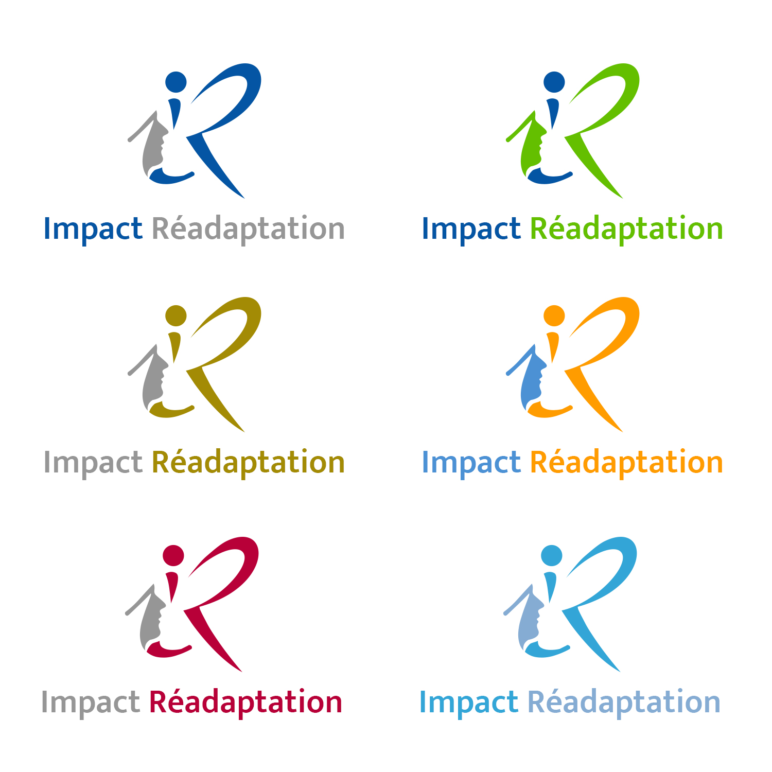 Logo Design by Lykos for Impact Réadaptation | Design #10219394