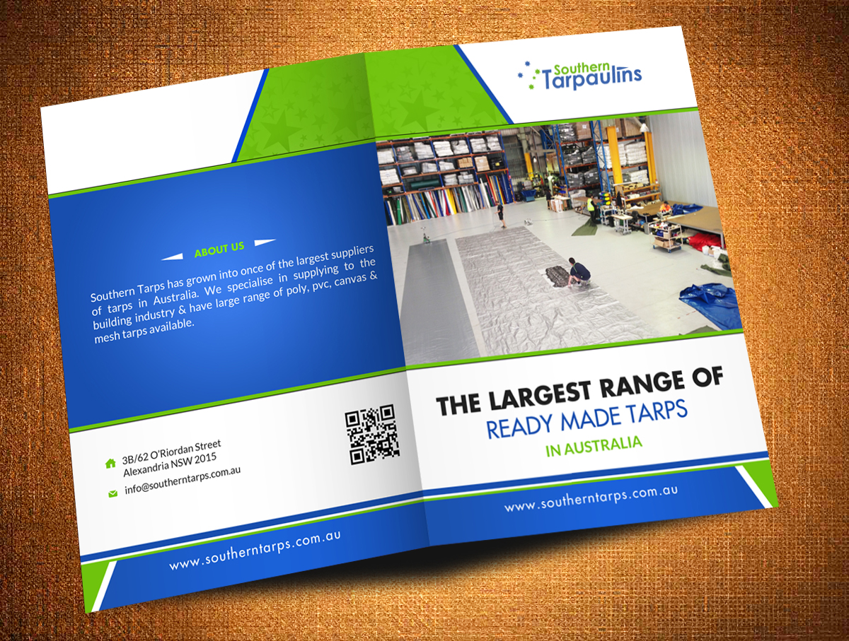 Brochure Design by debdesign for Austwide Tarps PTY LTD | Design #10233475