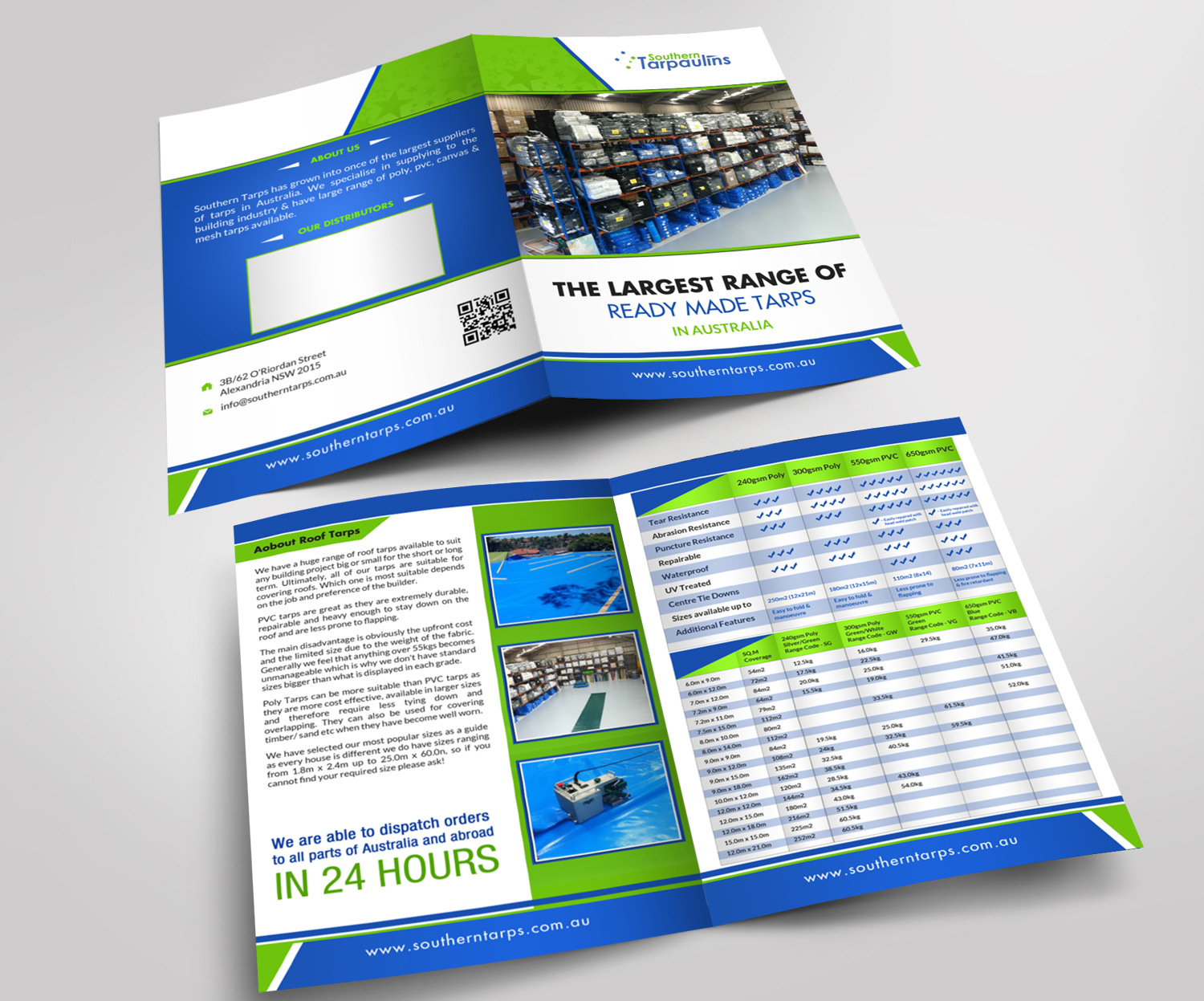 Brochure Design by debdesign for Austwide Tarps PTY LTD | Design #10261814