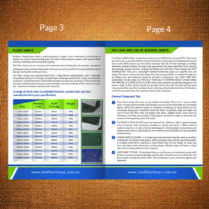 Diseño de Brochure por debdesign para Austwide Tarps PTY LTD | Diseño: #10507213