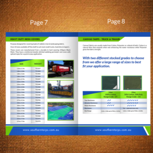 Diseño de Brochure por debdesign para Austwide Tarps PTY LTD | Diseño: #10507215