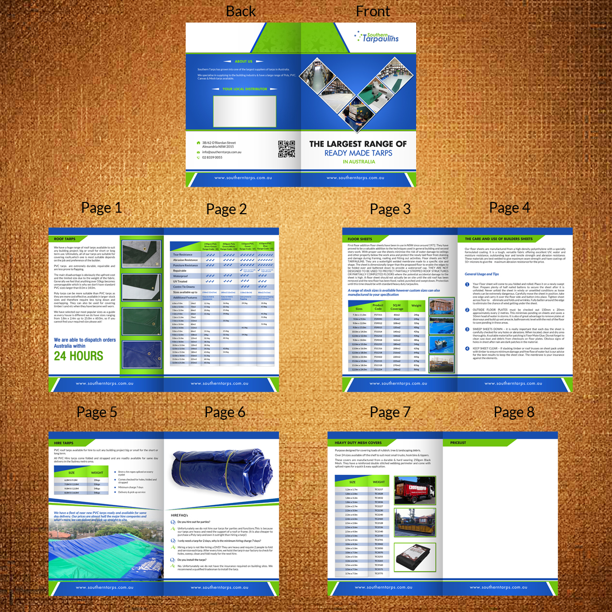 Brochure Design by debdesign for Austwide Tarps PTY LTD | Design #10577558