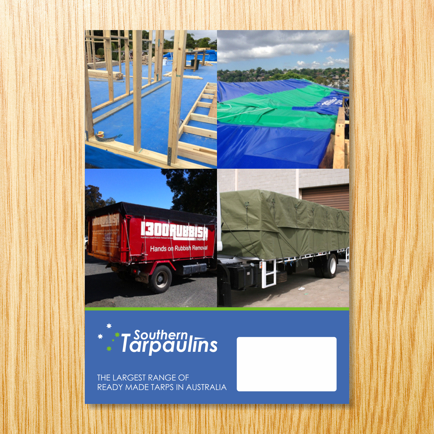 Diseño de Brochure por barinix para Austwide Tarps PTY LTD | Diseño #10236696
