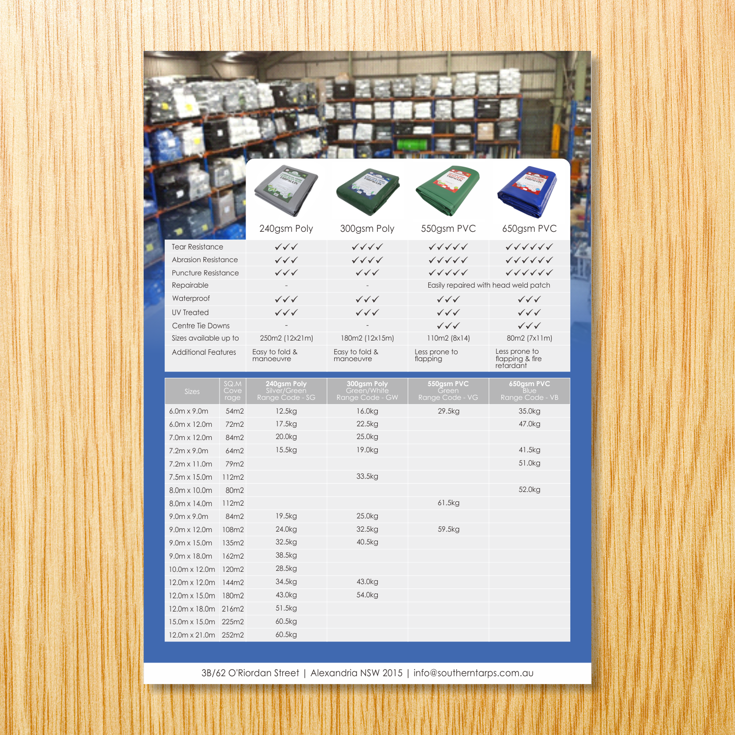 Brochure Design by barinix for Austwide Tarps PTY LTD | Design #10236699