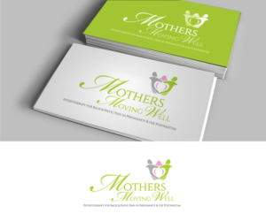 Mothers Moving Well:  Physiotherapy for Back & Pelvic Pain in Pregnancy & the Postpartum | Logo Design by dharlan