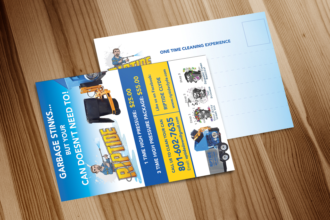 Postcard Design by Samson Ngetich for Riptide LLC | Design #10206660