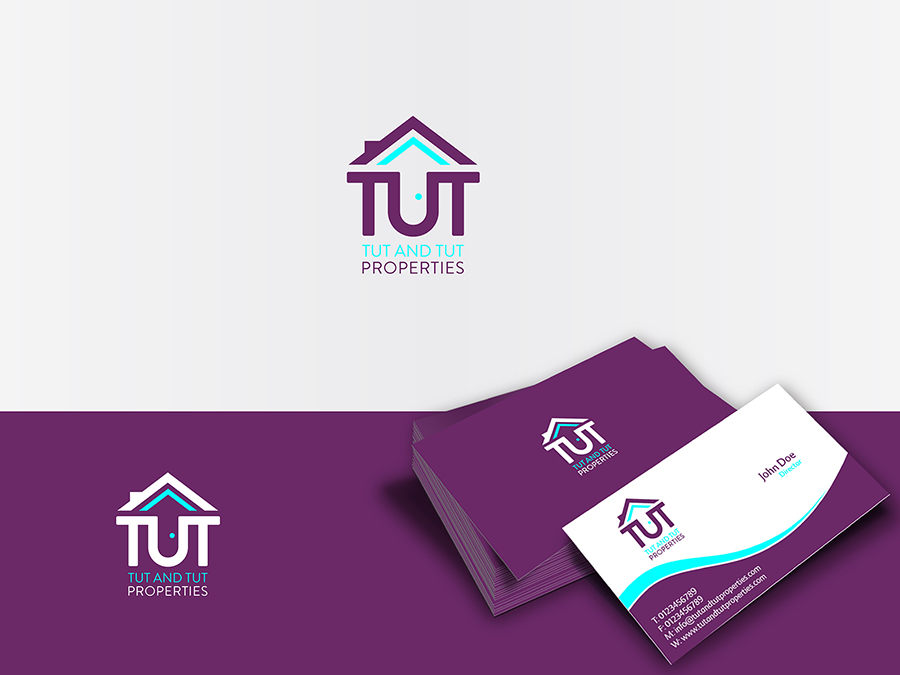 Logo Design by bambastudio for Tut and Tut Properties | Design #2198665