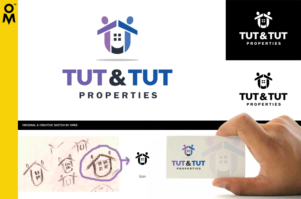 Logo Design by Omee for Tut and Tut Properties | Design #2177187