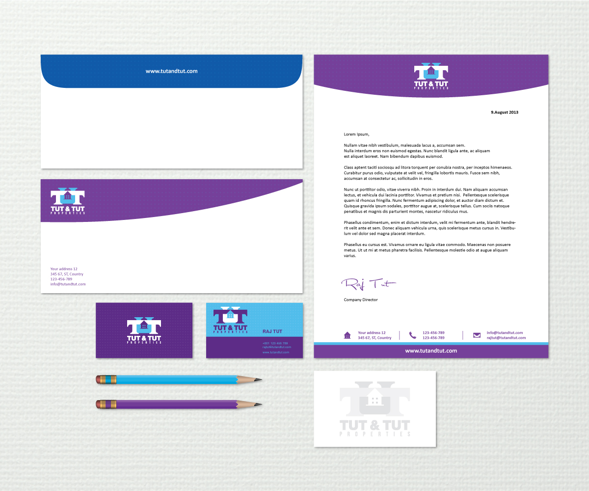 Diseño de Logo por P.O.Design para Tut and Tut Properties | Diseño #2200217