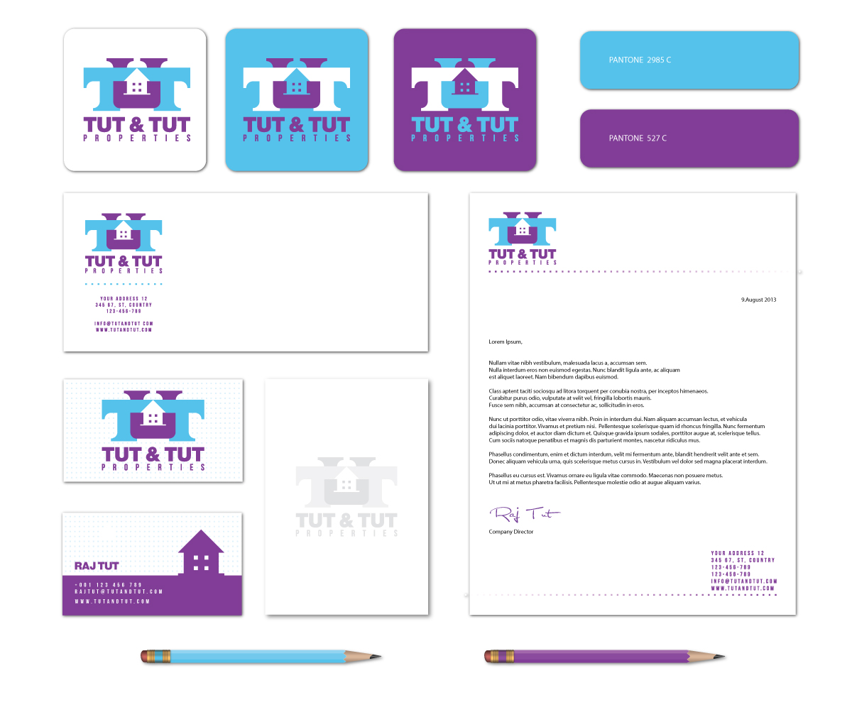 Diseño de Logo por P.O.Design para Tut and Tut Properties | Diseño #2212002