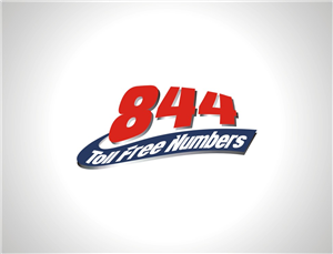 844 Toll Free Numbers | Logo Design by LIZZY LO