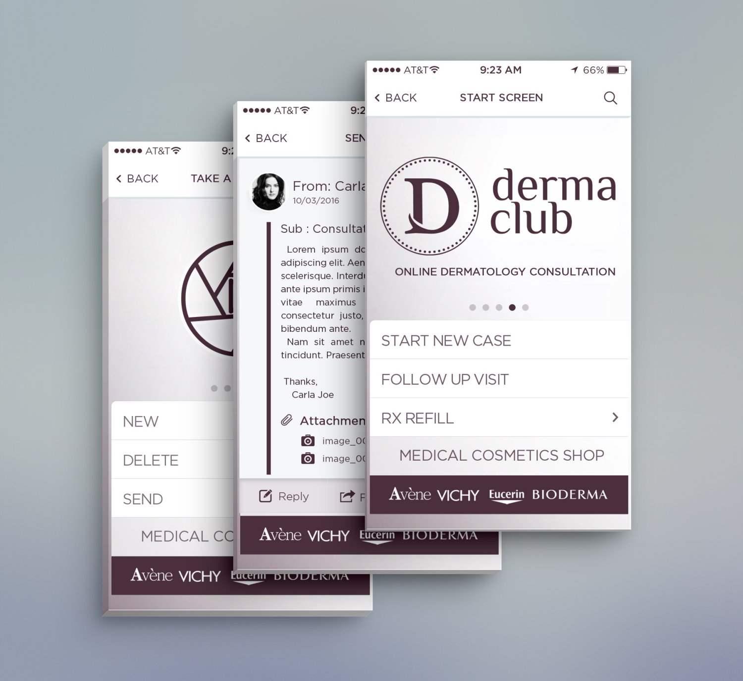 Design Application par Kero pour Club Derma | Design #10237151