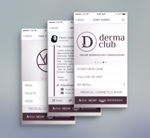 App Design by Kero for Club Derma | Design: #10237151