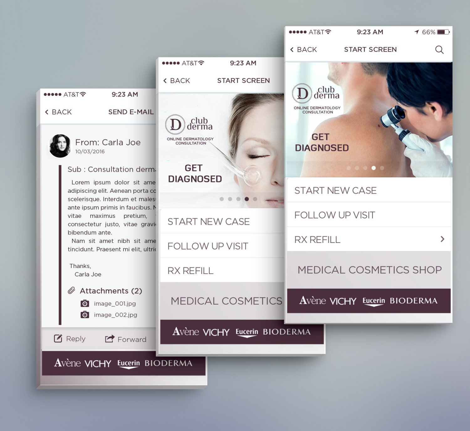 App-Design von Kero für Club Derma | Design #10247816