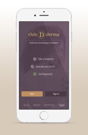 Design Application par eMango pour Club Derma | Design #10331644