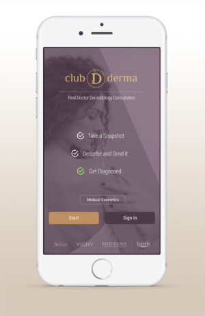 App Design by eMango for Club Derma | Design: #10366344