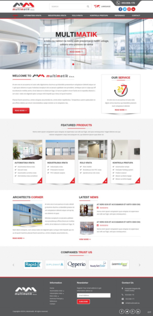 Web Design by pb for Multimatik d.o.o. | Design: #10219086
